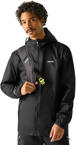 Regatta Pack-It III wasserdichte und atmungsaktive Shell-Jacke mit Kapuze und Taschen