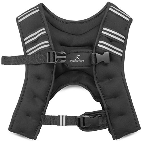 ProsourceFit Exercise Weighted Training Vest - 8lb, Black
