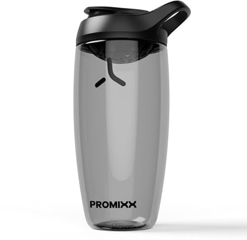 Promixx PURSUIT Eiweiß Shaker – 700ml Premium Shaker für Proteinpulver, Supplements & Pre-Workout – Auslaufsicher, BPA-frei, Leicht zu Reinigen – Stealth Black