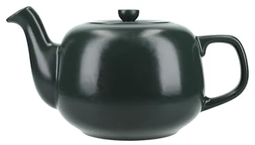 La Cafetière Teekanne, klassisch, grün, traditionell, mit komfortablem Griff und tropffreiem Ausgießer, für 4 Tassen, geeignet für Teebeutel, leicht zu reinigen, spülmaschinenfest, 1,2 l