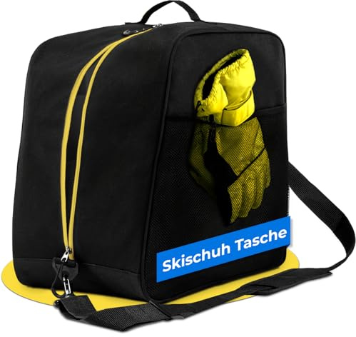 STYNGARD Skischuhtasche mit Platz für Zubehör [38 L] - Tasche für Skischuhe mit - Skischuhe Tasche - Skistiefeltasche - Modell Cortina
