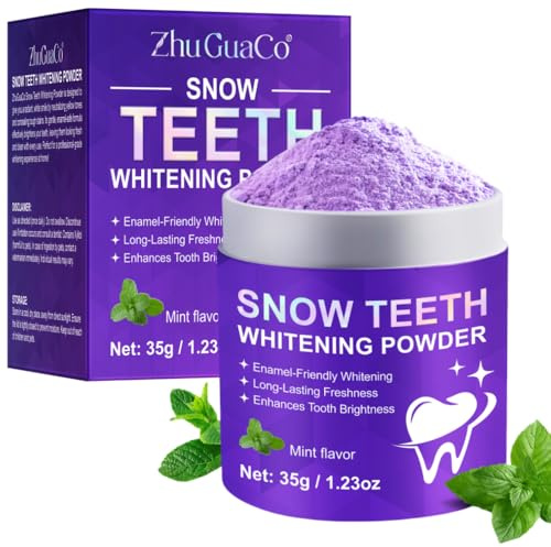 Zahnreparatur Mineralpuder, Teeth Whitening Powder, Zahnrestauration Pulver, Zahnpulver für Weiße Zähne, Effektiv bei der Stärkung von Zähnen und Zahnfleisch, Zahnflecken Entfernen, Frischer Atem