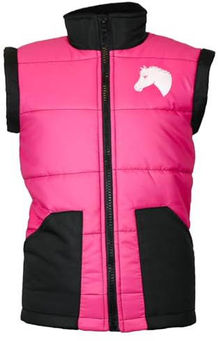 MS-Trachten Kinder Reitweste Mia pink warm gefüttert (122/128)