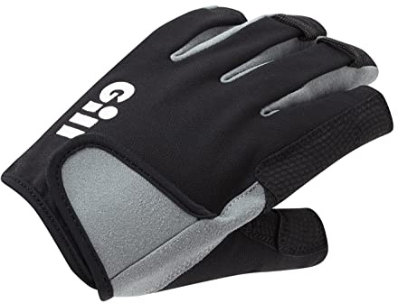 Gill Deckhand Segelhandschuhe – Kurzer Finger mit ¾ Langen Fingern – 50+ UV-Sonnenschutz und Wasserabweisend