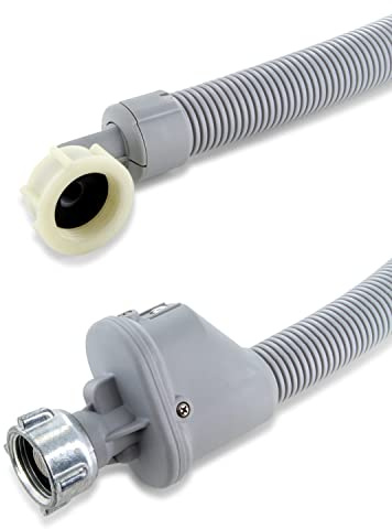 DEKAROX 3m Aquastop Zulaufschlauch gerade/winkel Universal für Waschmaschine Spülmaschine Geschirrspüler
