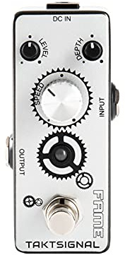 Fame Taktsignal Tremolo Gitarreneffektgerät im praktischen Kompaktformat