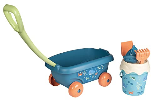 Smoby Grün gefüllter Strandwagen