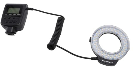 LED Makro Ringblitzlicht, 48 Makro LED Ring Fülllichter für DSLR Kamera Fülllicht Fotografie Beleuchtung