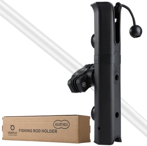VEXPLO® Rutenhalter Fahrrad, Verstellbare Angelhalterung für Fahrrad