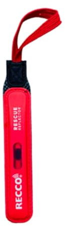 RECCO/Rettungsreflektor für Rucksäcke/Rot