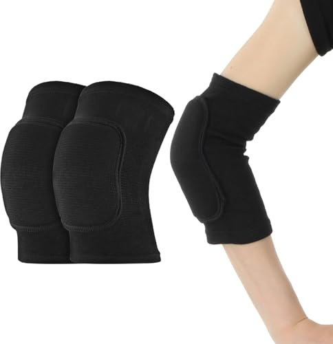 1 Paar Ellenbogenschoner, Kinder Ellenbogen-Ärmel, Ellbogenschoner Mit Dicker Schwamm-Polsterung, Dehnbar Baumwolle Ellenbogenschützer Für Sport Tanz Volleyball Basketball Radfahren Ellenbogenbandage