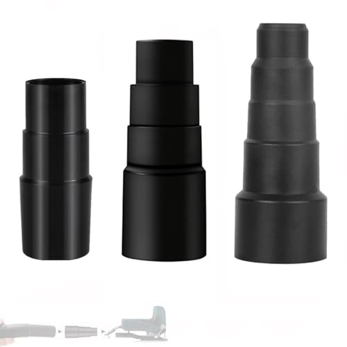 3 Stück Universal Adapter Gummimuffe Staubsauger - Schlauchadapter Gummi für Bosch, Kärcher usw