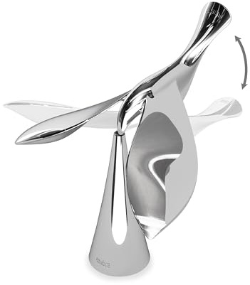Umbra Tipsy Flaschenöffner, Design Kapselheber zum Öffnen von Kronkorken-Flaschen, Skulpturales Bar Accessoire