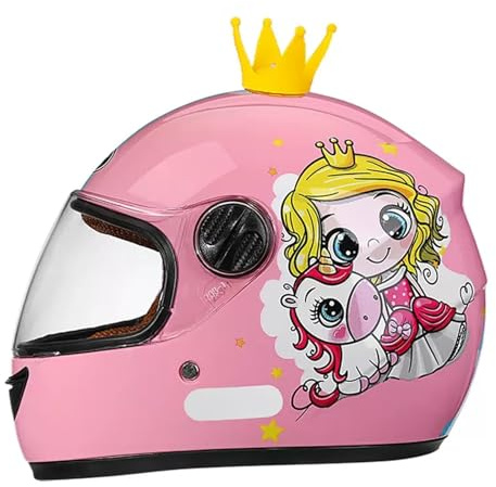 Vollvisier-Motorradhelm, ECE 22.06-geprüft mit Sonnenvisier und abnehmbarem Schal, für Motorrad- und Rollerfahrten