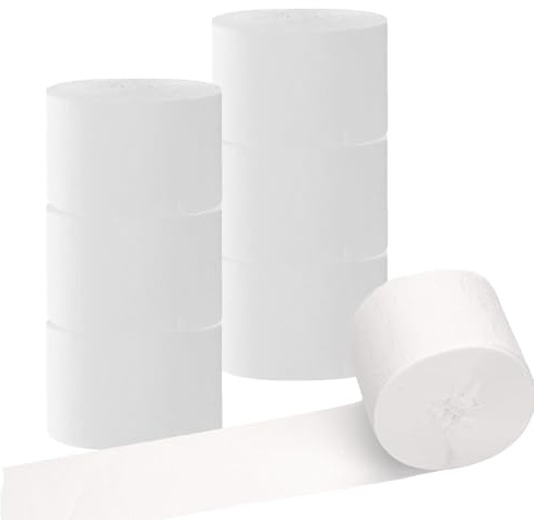 CC wonderland zone 12 Rolls Kreppbänder Weiß, Krepp-Bänder Party Streamer Feier Dekoration,jeweils 4.5CMx25M
