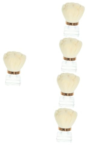 BESTYASH 5 Stück Multi Use Makeup Brush Ergonomischer Puderpinsel für Blush und Nagelreinigung Staubdicht Tragbar und Hautfreundlich