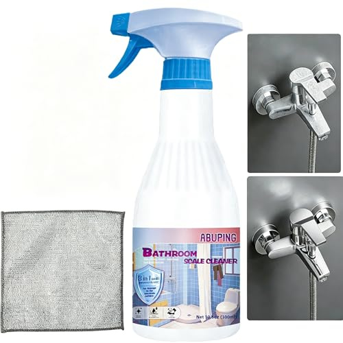 ABUPING Allzweck-Reinigungsspray（Spaltbürste gratis dazu）, Scrubbing Bubbles Badreiniger, Entferner von hartnäckigen Flecken, geeignet für Kalkablagerungen auf Toiletten, 1PCS