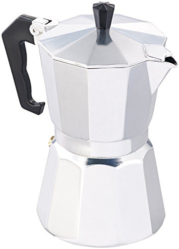 Cucina di Modena Espressokanne: Espressokocher für 6 Tassen; für Induktions-Herde geeignet; 300 ml (Espressomaschinen, Espressokanne Induktion, Mokka)