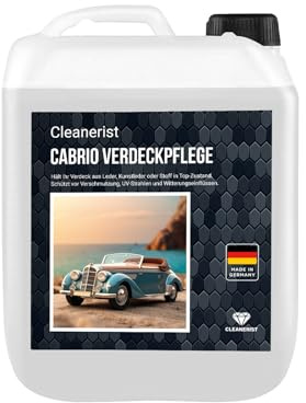 5 Liter Cabrioverdeck Imprägnierung AP12 Imprägnierer Pflege Cabriodach für Verdecke aus Stoff, Leder, Kunstleder und Kunststoff