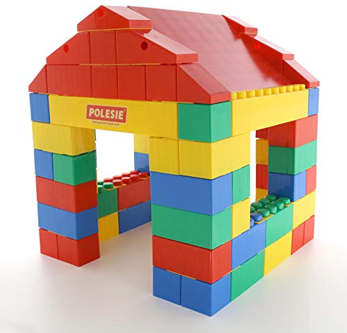 Polesie Haus aus 134-tlg. XXL-Bausteine Bausteinblock +12M
