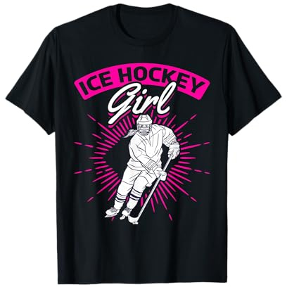 Eishockey Mädchen I Eishockeyspieler Eishockey Mädchen T-Shirt