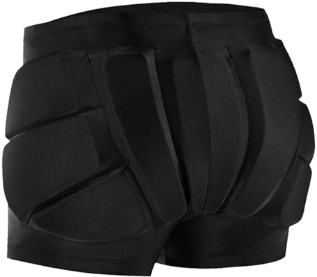 Kavolet Protektorhose, Kinder-Pads für Rollschuh, 3D-Schutz Gepolsterte Kurze Hose für Skaten und Skifahren, Eva Pad Protektor Hüftschutzausrüstung, Schutzpolster für die Hüften von Kindern