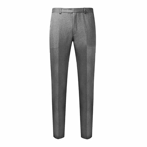 L S U Jungen Slim Fit Schulhose, Reißverschluss und Clip, Uniform, 6/7–15/16 Jahre, halbelastisch, grau, 13 Jahre