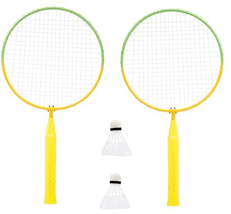 Mookie Activo Mini-Badminton-Set für Kinder ab 3 Jahren, Starter-Set für die Kleinen, mit 2 Mini-Schlägern und 2 Federbällen