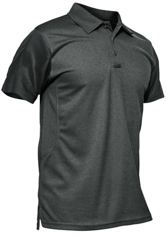 KEFITEVD Polo Shirts Herren Kurzarm Golf T-Shirts Schnelltrocknend Poloshirt T-Shirt