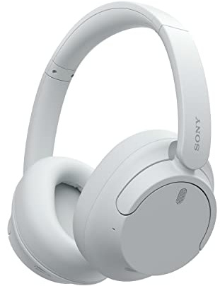 Sony WH-CH720N Kabelloser Bluetooth-Kopfhörer mit Noise Cancelling - bis zu 35 Stunden Akkulaufzeit und Schnellladefunktion - Weiß