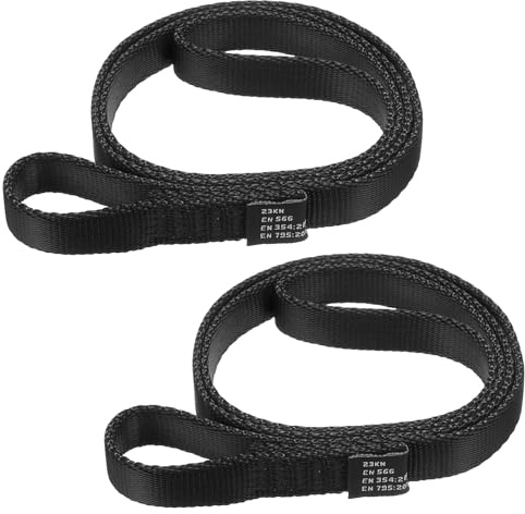 PATIKIL Nylon Kletterschlingen, Starke Gurtbänder 18mm Kletterschlingen für Aerial Yoga Hängematte