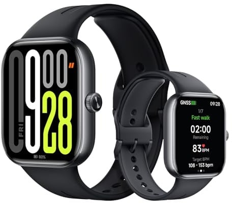 XIAOMI Redmi Watch 5 Smartwatch, Sport- und Fitnessüberwachung, 2,07" AMOLED, 24 Tage Akkulaufzeit, 150+ Sportmodi, Herzfrequenzüberwachung, Schlafüberwachung, 5ATM, GPS, Android™ & iOS, Black
