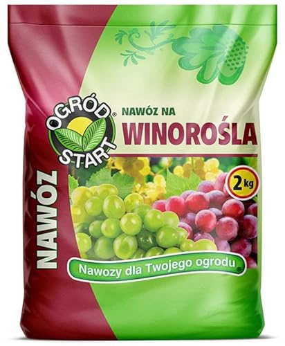 Ogród Start Dünger Weinreben NPK 12-5-15 Granulat 2kg für Gartenpflanzen, Obstbäume und Sträucher