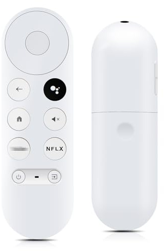 Sprachfernbedienung für Google Chromecast, G9N9N Ersatz-Fernbedienung für Google, Bluetooth Fernbedienung für Google TV G9N9N GA01409 GA01919 GA01920 GA01923 GA02463 GA02464