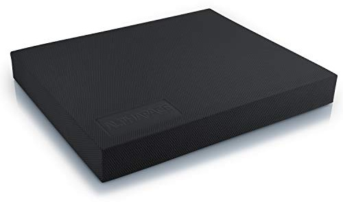 ALPHAPACE Balance Pad inkl. gratis Übungsposter - Innovatives Balance-Kissen für optimales Ganzkörpertraining - Zur Steigerung von Balance, Koordination, Gleichgewicht & Kräftigung der Muskulatur