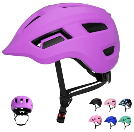 FAYDUDU Kleinkind Helm Kinder Fahrradhelm Baby Multi-Sport Verstellbarer Helm Sporthelm Radfahren Fahrrad Roller Skateboard Helm Leicht für Kinder Jungen Mädchen von 2-8 Jahren Alt (Lila, XS)