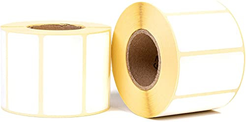 PROlac Beschriftungen – Selbstklebende Etiketten Aufkleber – Langlebig & beschreibbar – 60 x 30 mm – Weiß
