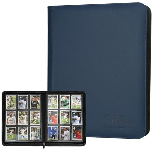 Foalgo Sammelkarten-Ordner, Kartensammlung Binder Album Ordner mit 540 seitlichen Einschubtaschen, 9 Taschen Sammelkartenalbum Ordner für TGC, MTG, Baseballkarten, Yugioh