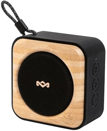 Marley House of Roots Bluetooth Lautsprecher Kleine tragbare Box - Schwarz | Bluetooth Box für Reisen & Outdoor, IP67 wasserdicht, 10 Stunden Spielzeit, Mini Wireless Speaker für Handy