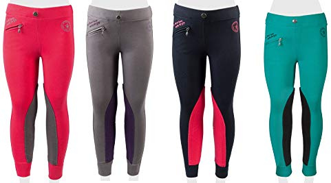 PFIFF 102603 Kinder Reithose Ella Stoff Besatz Reitleggings Mädchenreithose