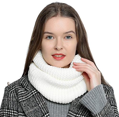 DonDon Loop Schal Damen Winter Schlauchschal Winterschal Rundschal weich und warm