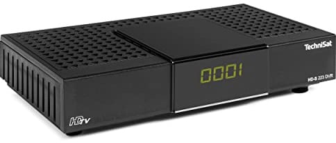 TechniSat HD-S 223 DVR - Kompakter HD-Satelliten Receiver mit USB-Aufnahmefunktion (Sat DVB-S2, HDTV, HDMI, USB Mediaplayer, Programmliste, Sleeptimer, 7-Tage EPG Unterstützung, Fernbedienung) schwarz