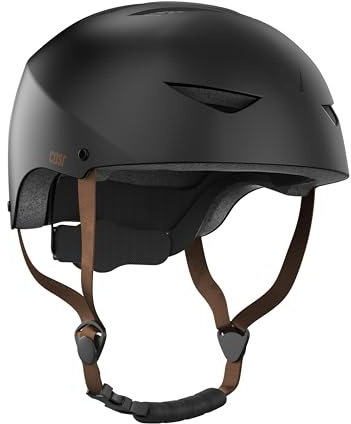 CASR Klassik Fahrradhelm e-Scooter Skateboard M Schwarz
