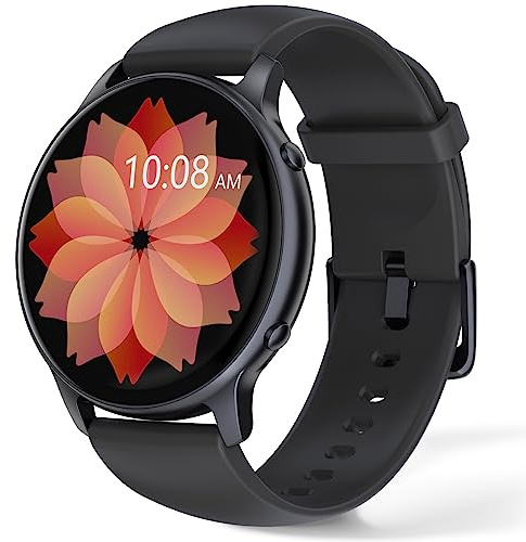 TUYOMA Smartwatch, 1.3 Touchscreen Fitness Tracker with Heart Rate | IP68 Waterproof, SpO2 & Sleep Monitor, WhatsApp & Call Notifications, for Men Women, iOS & Android Compatible