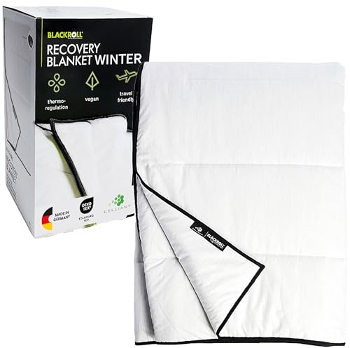 BLACKROLL® Recovery Blanket Winter - Atmungsaktive Winterdecke mit CELLIANT®-Regeneration, 135x200cm, Made in Germany