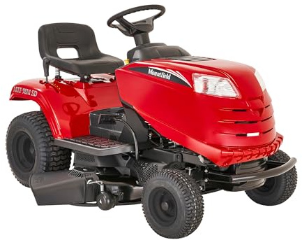 Mountfield Aufsitzrasenmäher MTF 98M SD, 352 cm³, 98 cm – Seitenauswurf, Optionaler Mulchaufsatz – Rasenflächen bis 8.000 m²