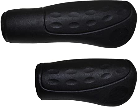 Manovella Ergonomische Fahrradgriffe für Drehgriff-Schaltung – 92 mm + 122 mm – rutschfest & Stoßdämpfend – TPE Lenkergriffe für MTB, Trekkingrad, Citybike, E-Bike – Komfortgriffe Fahrrad