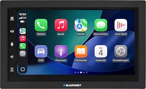 Blaupunkt Rotterdam 600 DAB Autoradio mit 7 Zoll Touchscreen, Apple CarPlay, Android Auto, Bluetooth, Navigation, Schwarz