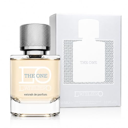L'ATELIERO - THE ONE - Frischekick-Duft für Herren Extrait de Parfum 50 ml | Frisches Sommerparfum mit 25% Duftöl, aquatisch zitrischer Duft, clean, intensiv und langanhaltend