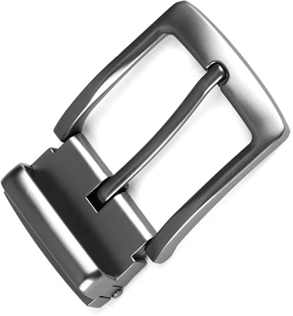 Gürtelschnalle 28mm bis 35mm, Gürtelschnalle 35mm Edelstahl, Gürtelschnall Edelstahl Massiv, Single Prong Square Gürtelschnalles für Männer und Frauen, Ersatz für Ledergürtel, Ideal für DIY-Gürtel